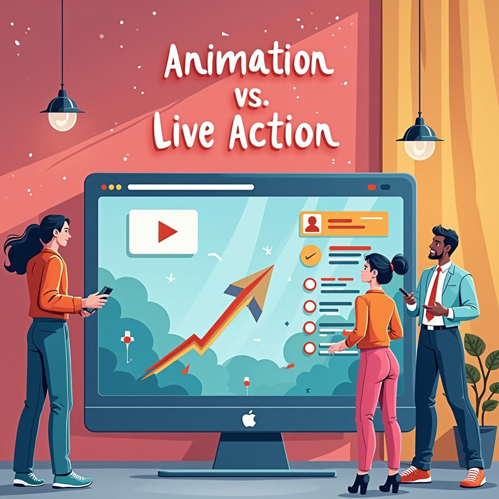 Choosing the Right Style for Your Explainer Video Animation vs. Live Action